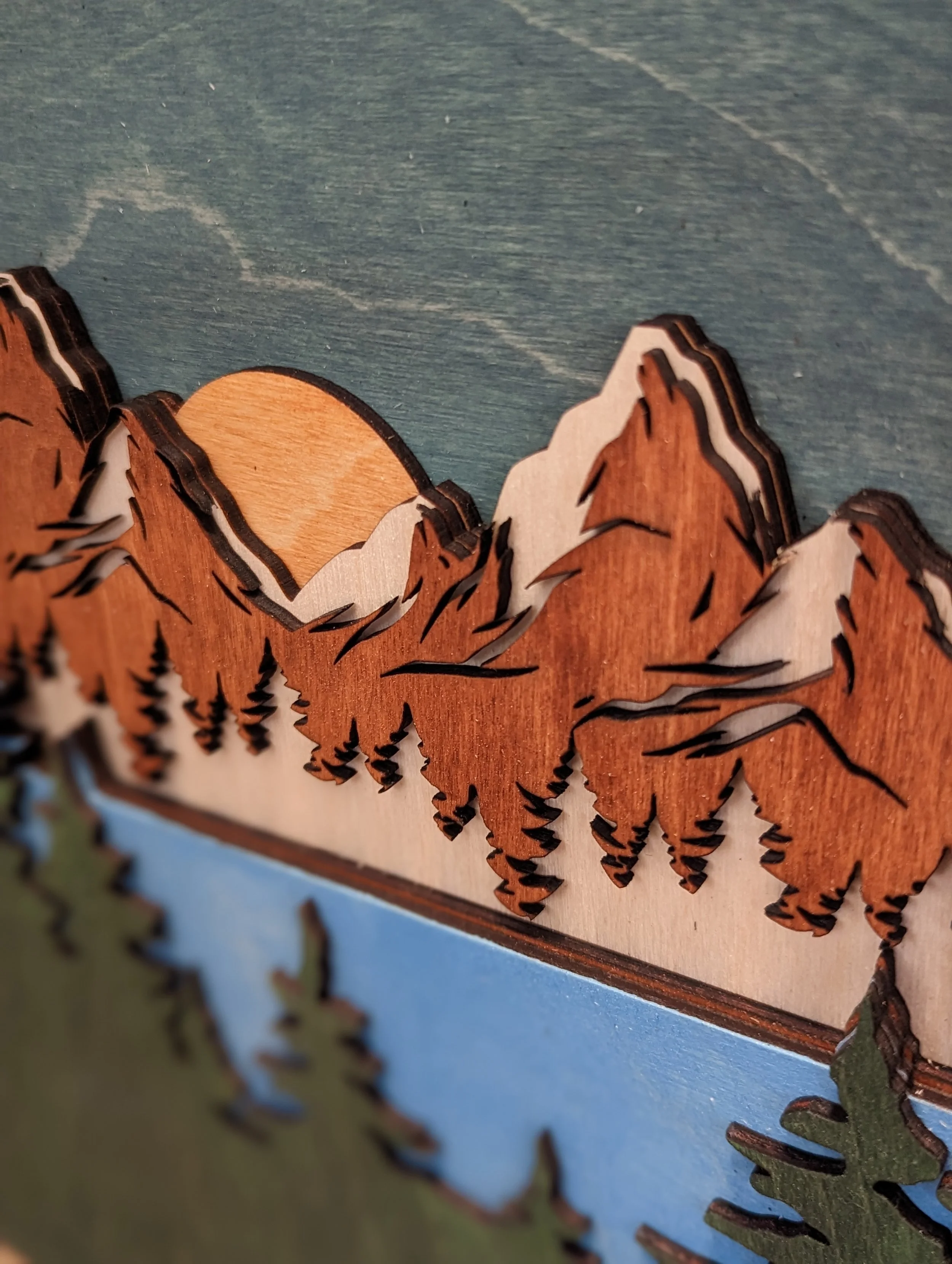 絵画 Brown Mountain Amazon.com: GLOKAKA Abstract Animal Wall Art Brown Bear in the